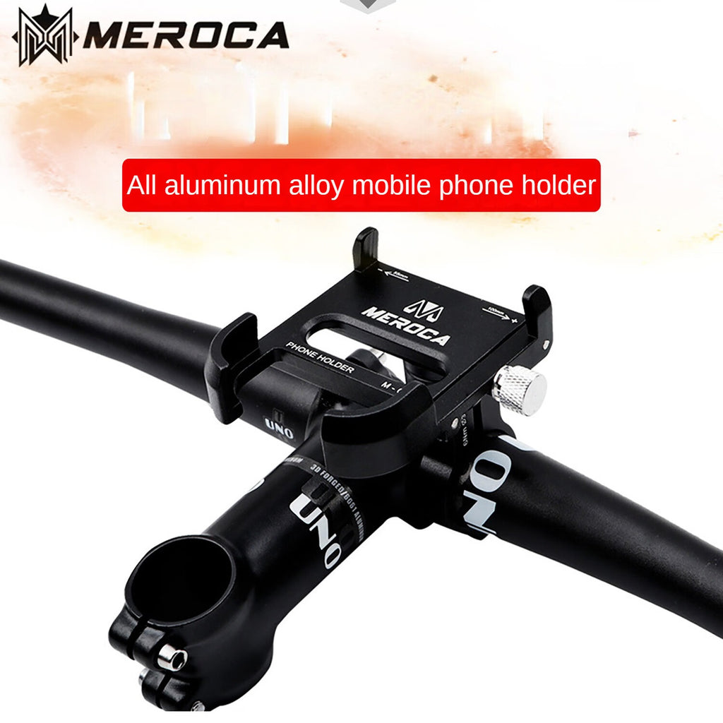 White Metal Phone Holder Motorcycle Mount W6374