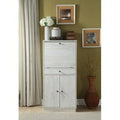 White Wooden Bar Cabinet I75013