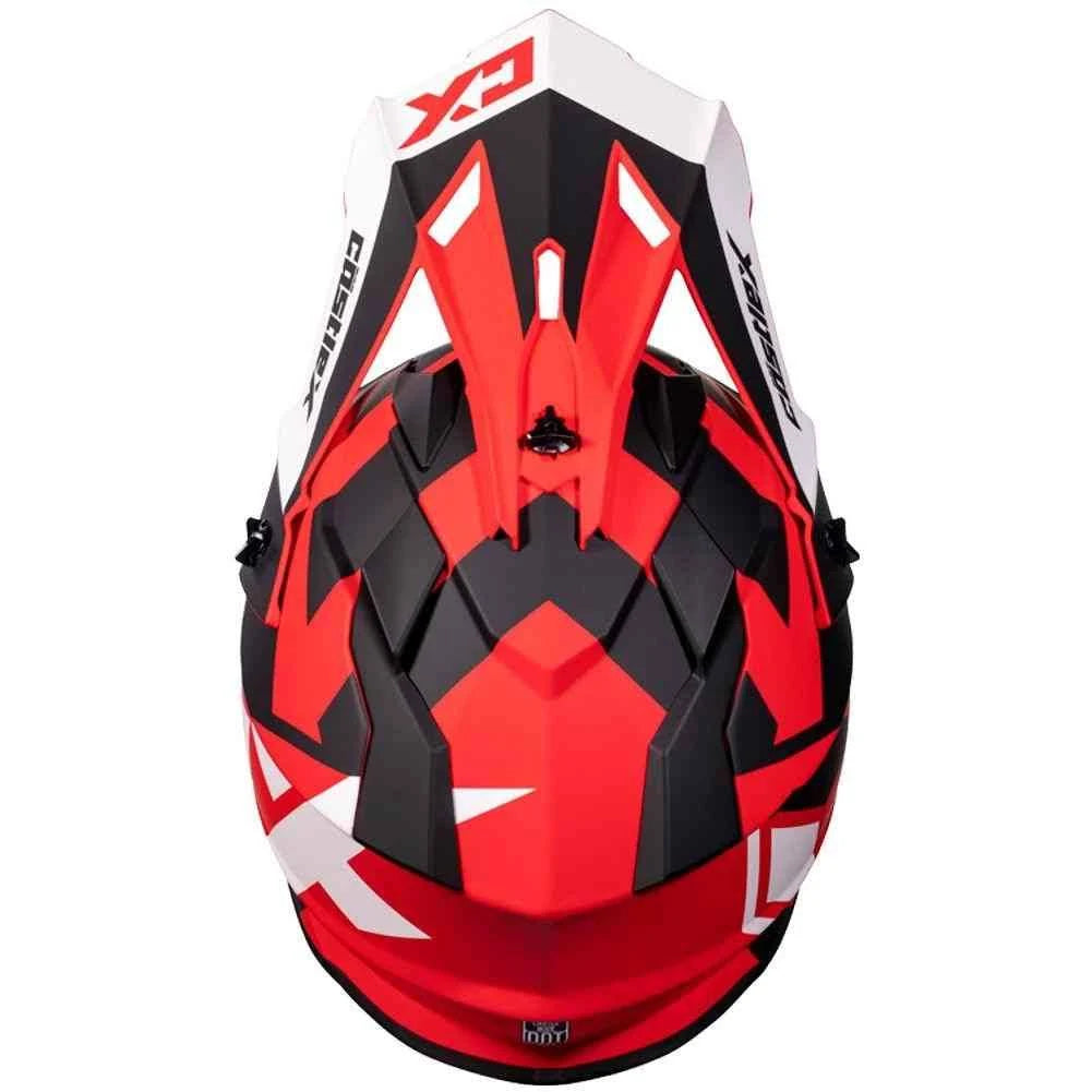 Matte Red Snowmobile Helmet 2XL D8219