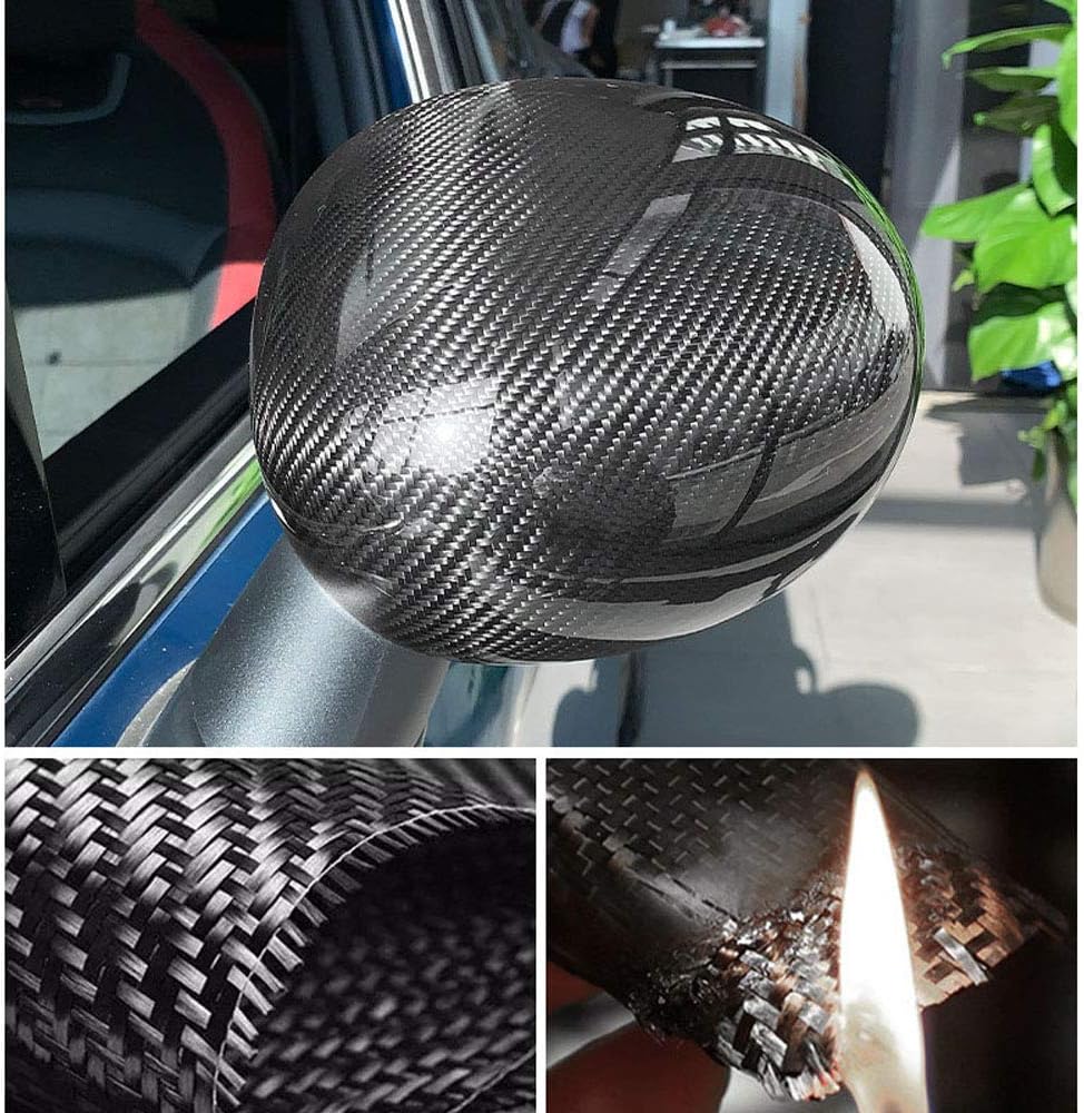 Carbon Fiber Rear Mirror Cover Overlay Shell Q5832