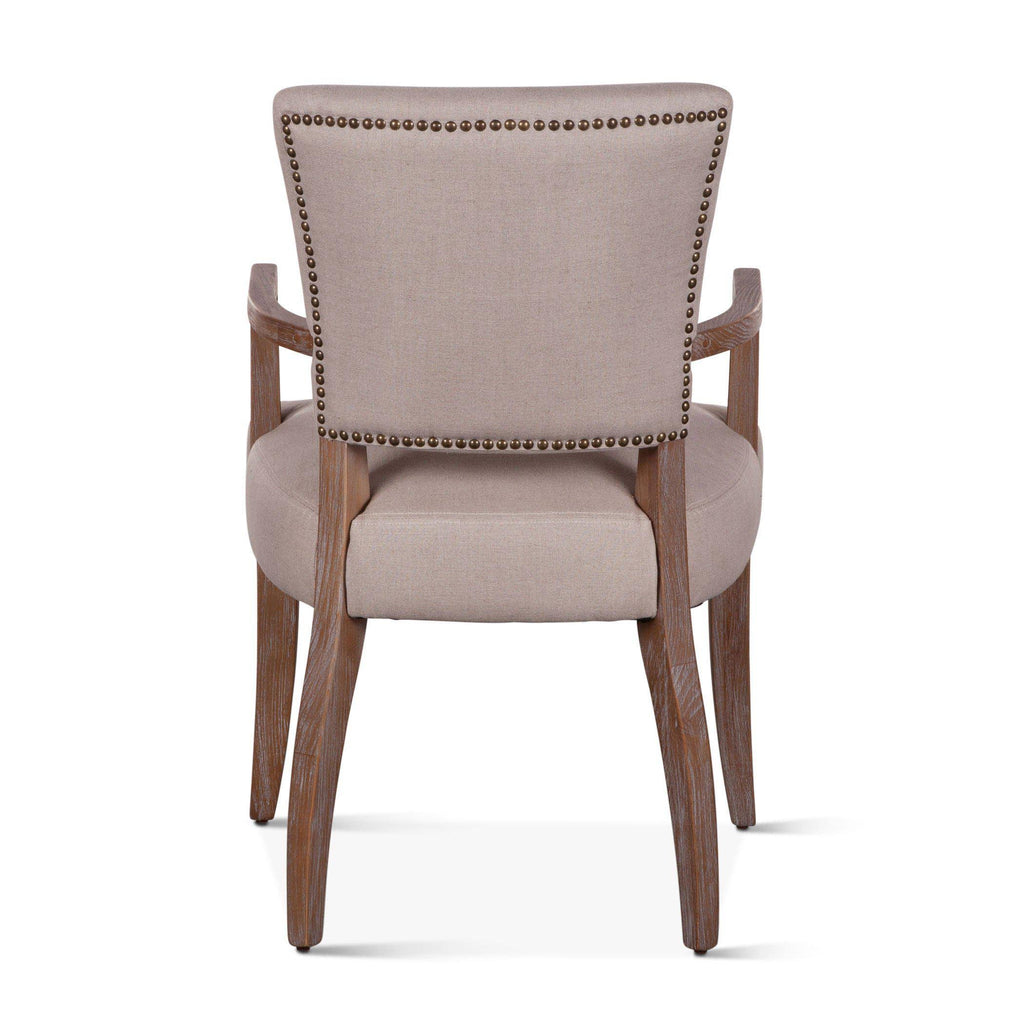 Asphalt Gray Velvet Upholstered Armchair G8459