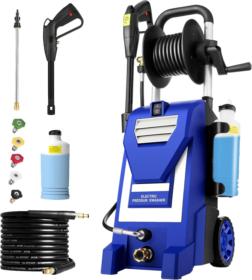 2200PSI Electric Pressure Washer 1.9GPM with 5 Nozzles P800