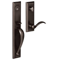 Satin Black Single Cylinder Entryance Set Right Handed X41437