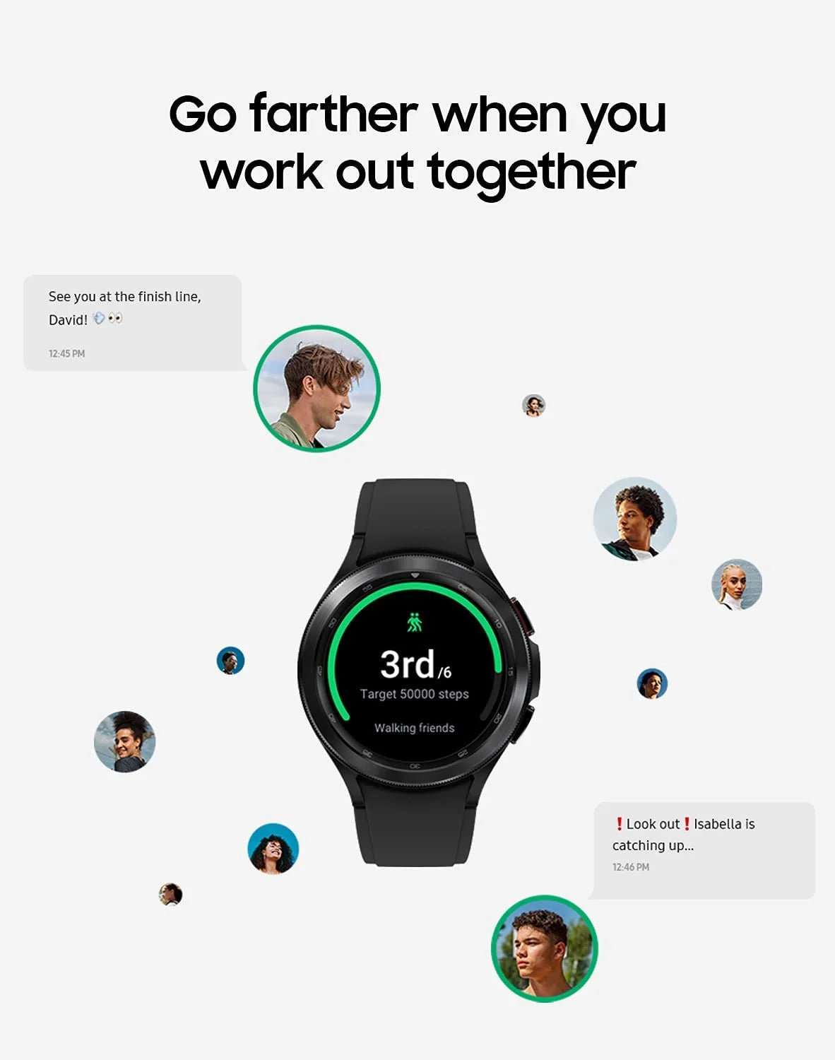 Refurbished SAMSUNG GALAXY WATCH 4 CLASSIC 46MM BLACK N1909