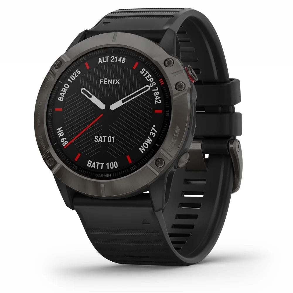 Carbon Gray DLC Multisport GPS Smartwatch J618258