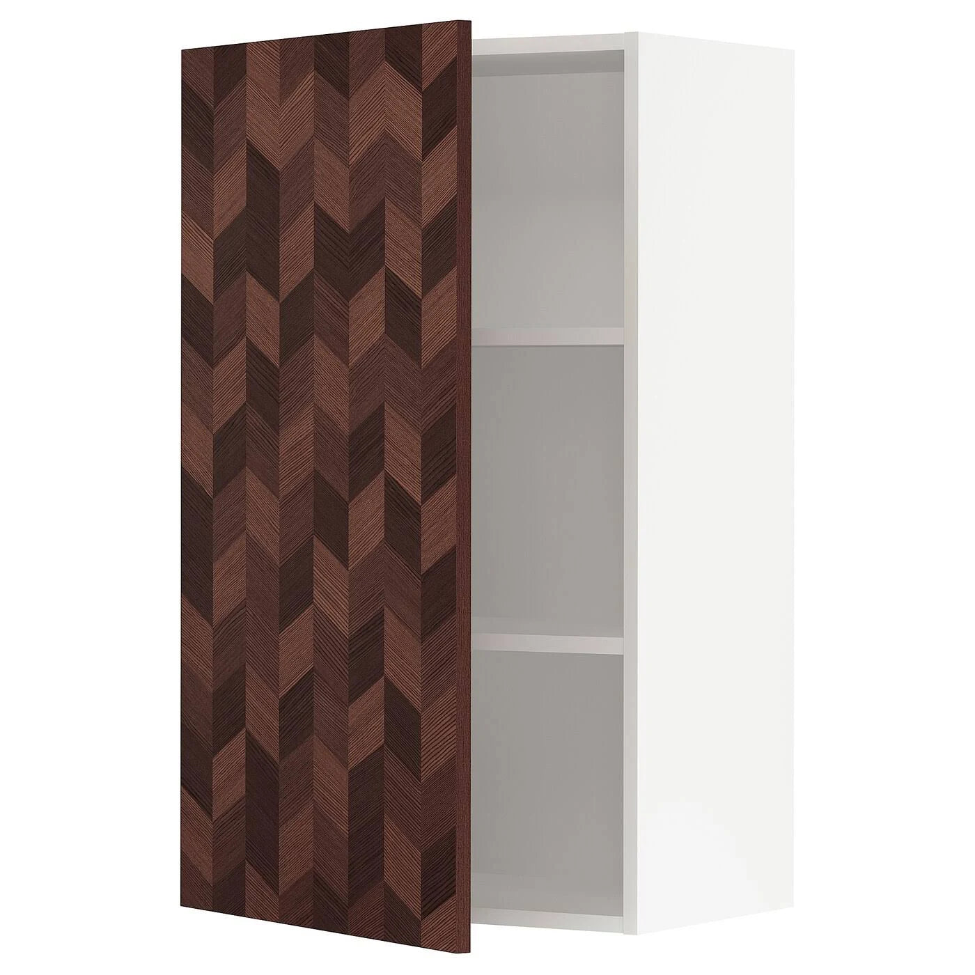 White Patterned Wall Cabinet 24x15x40 L94553