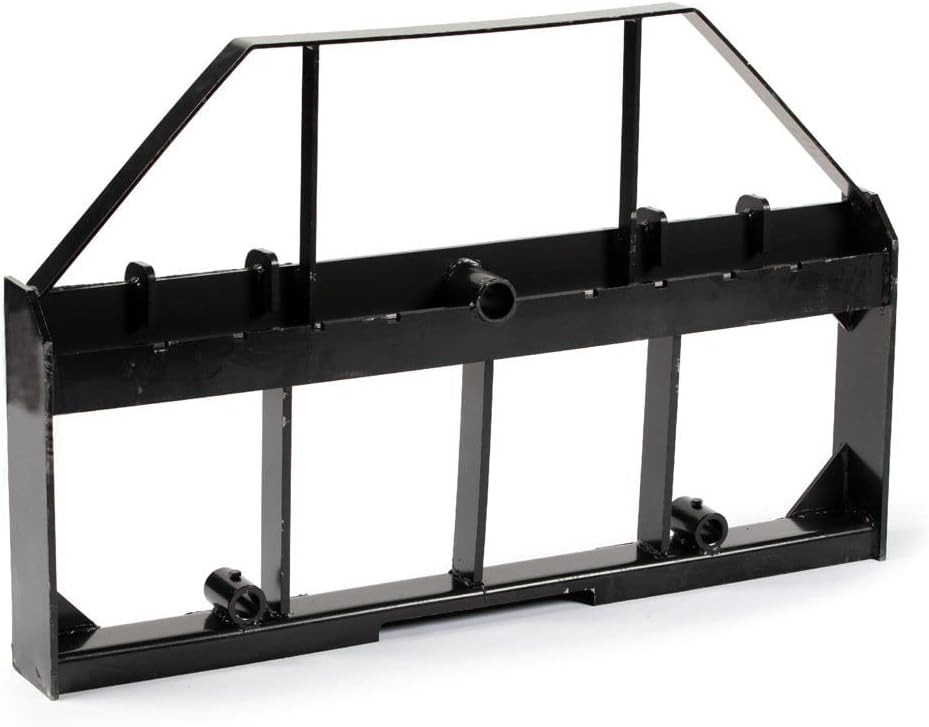 46-in Skid Steer Pallet Fork Frame Attachment, 60" Fork Blades, 4,000 LB, Quick Tach J860355