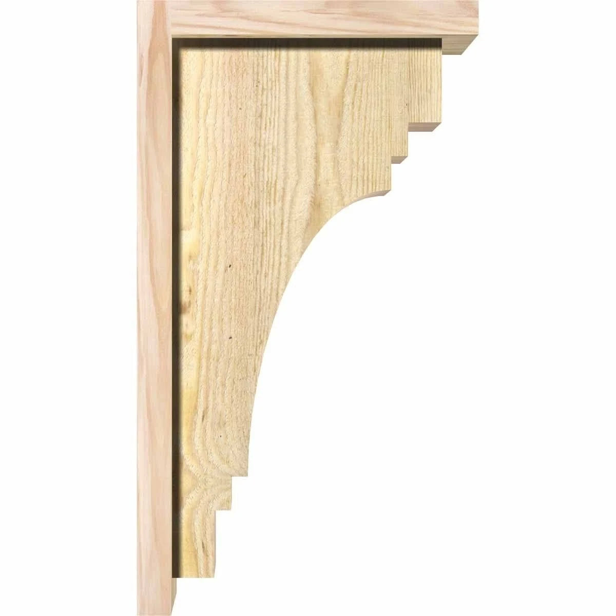 Douglas Fir Corbel with Backplate H729
