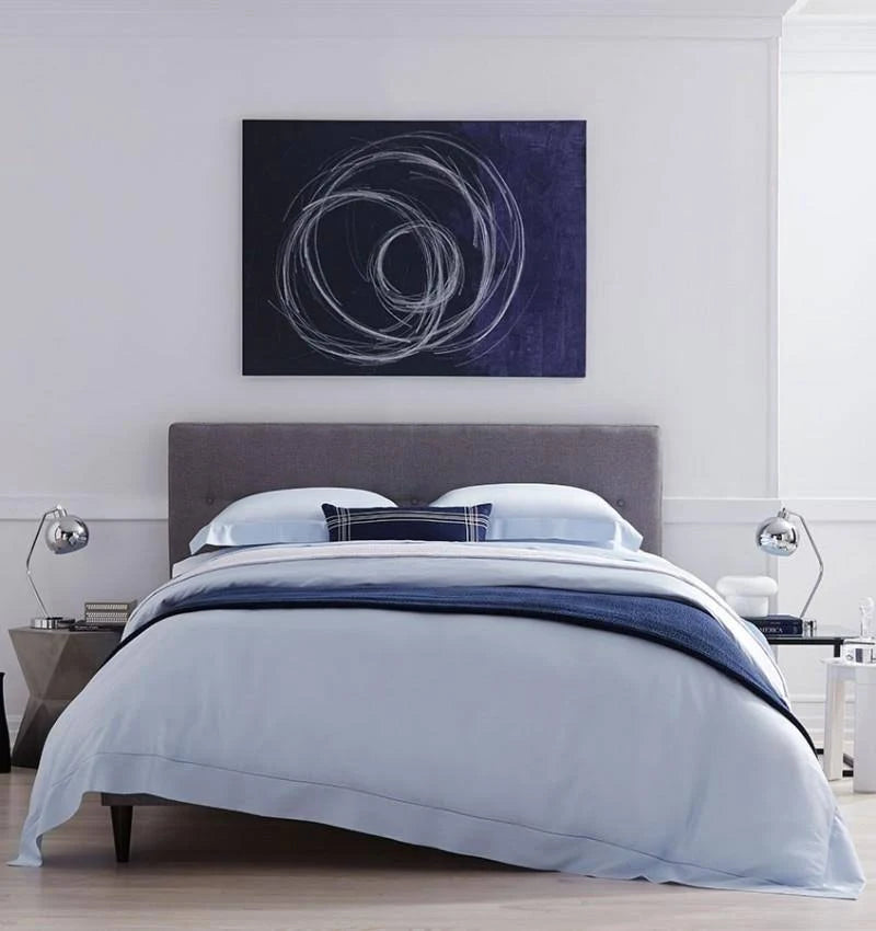 Grey Twin Cotton Fitted Sheet C6388