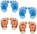 30 Pairs Self-Adhesive Floor Decals Footprint Stickers W954497