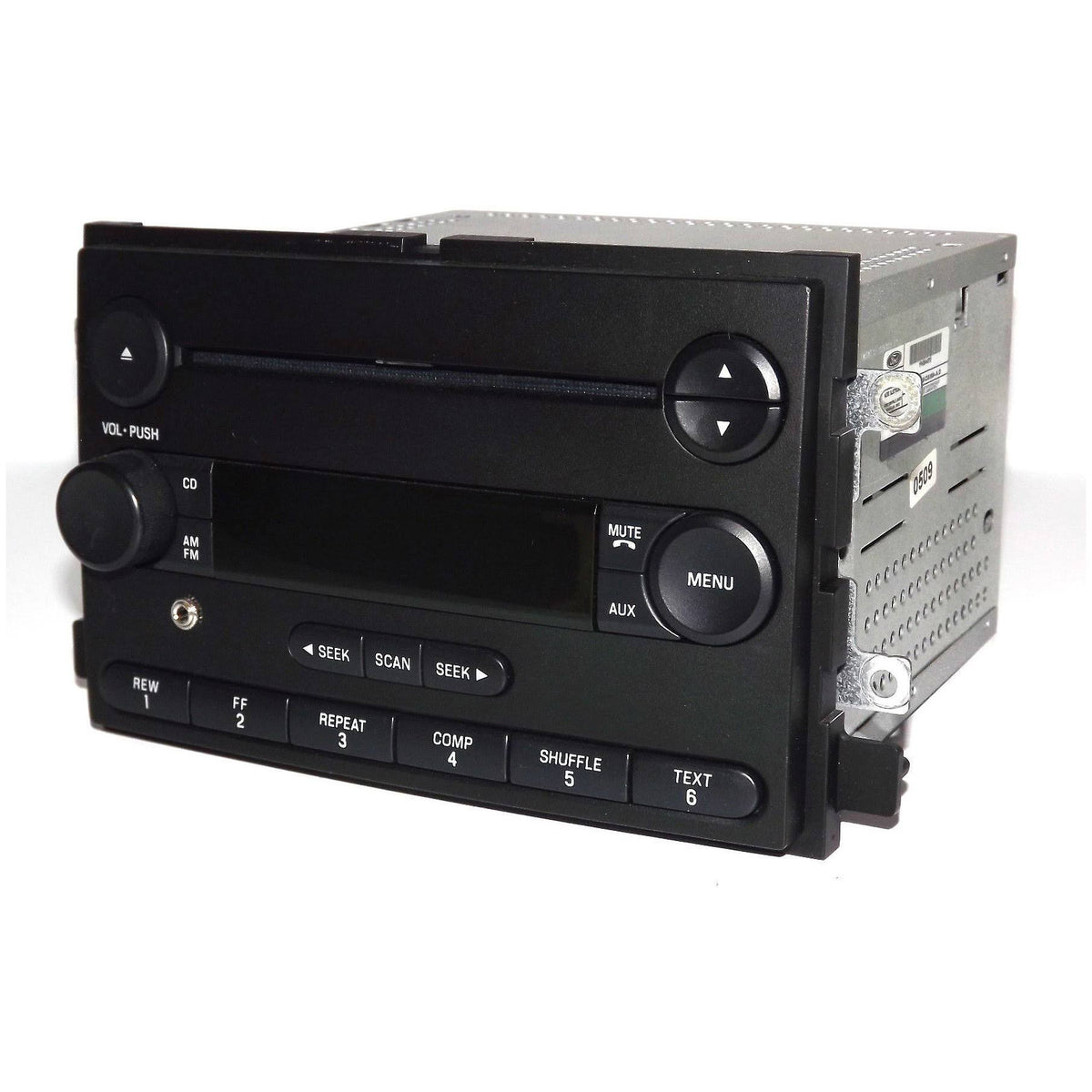 Black Radio Am FM CD Player with AUX Input Q52882