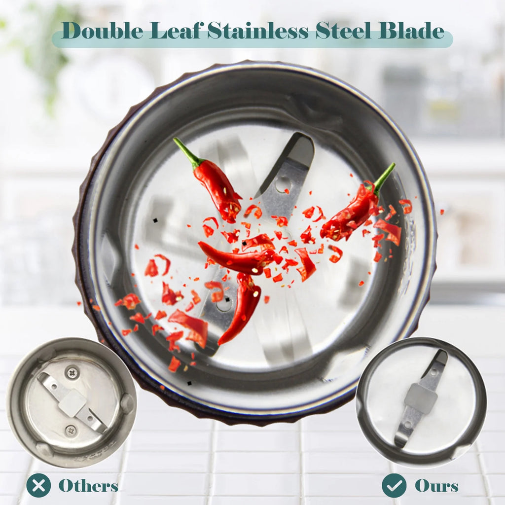 Stainless Steel Electric Coffee Bean Grinder 200W C887897