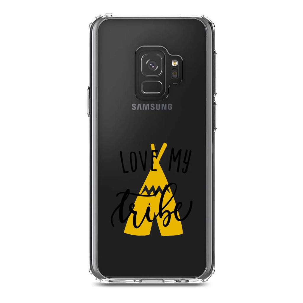 Clear Shockproof Hybrid Case for Samsung Galaxy S9 with Tempered Glass Screen Protector V601