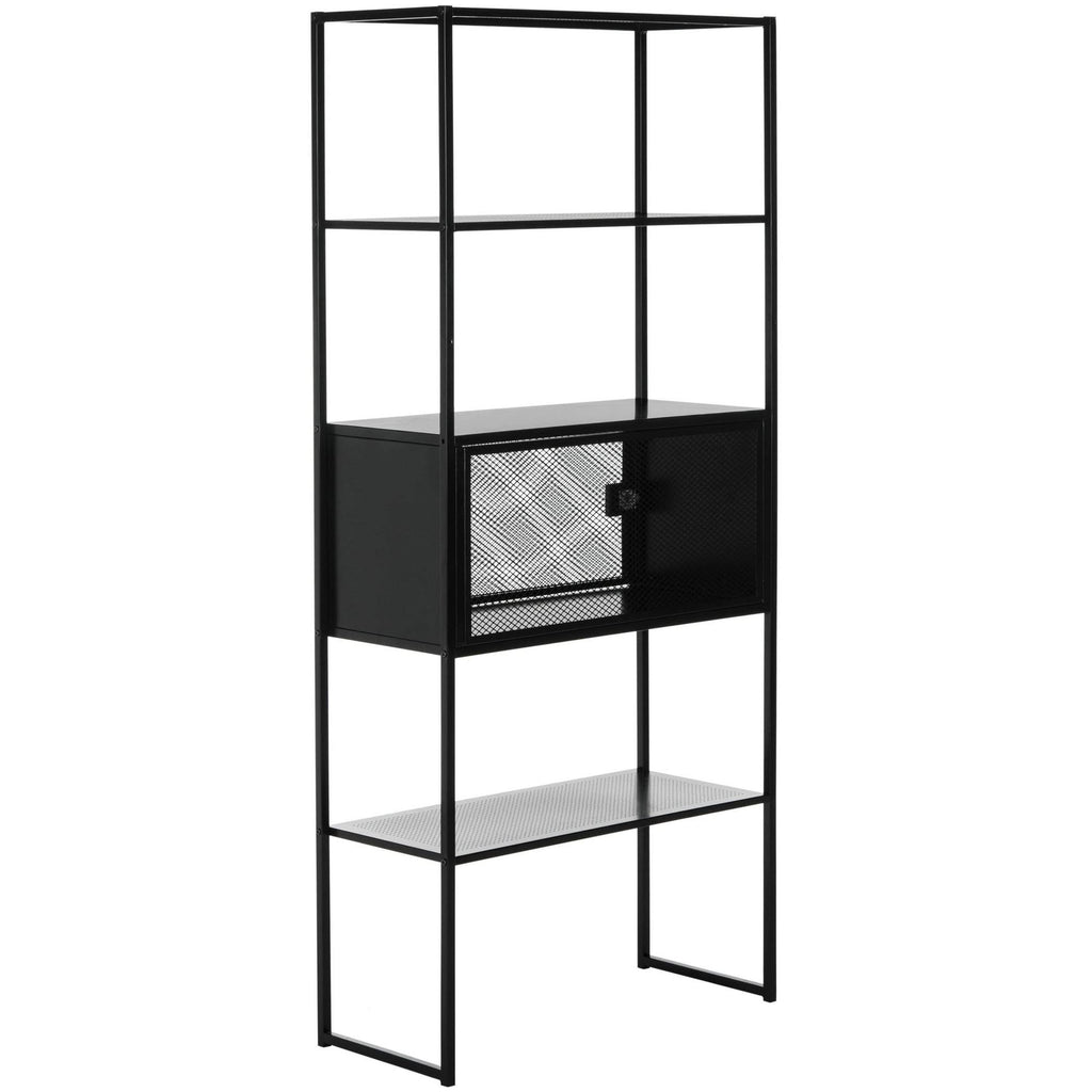 Black Storage Bookshelf D750733