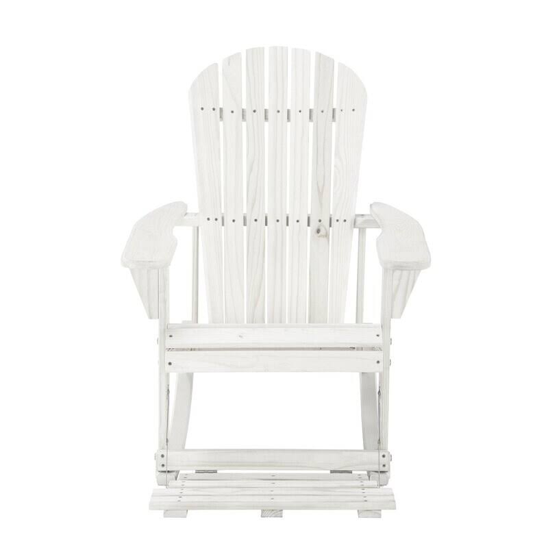 Walnut 3 Piece Patio Adirondack Rocker Set A4968