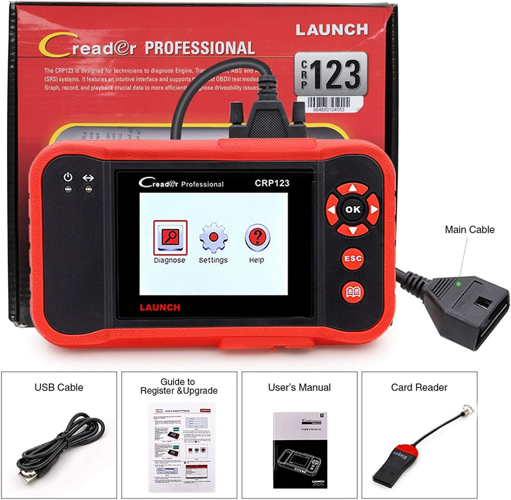 OBD2 Scanner with TPMS Activation Relearn Tool Automotive Diagnostic Scan Tool L819