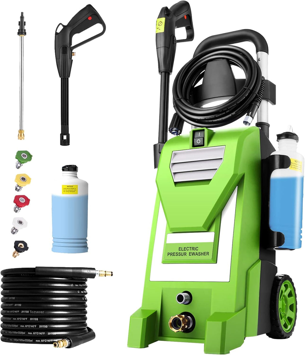 2200PSI Electric Pressure Washer 1.9GPM with 5 Nozzles P800