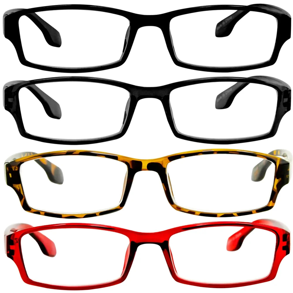 4 Pack Reading Glasses +4.00 P832