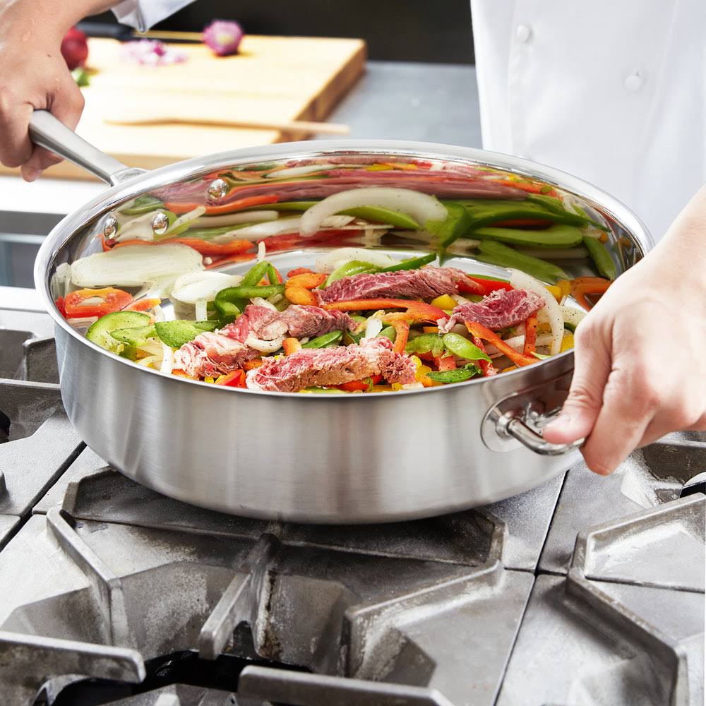 9-1/2 qt Stainless Steel Saute Pan X708461