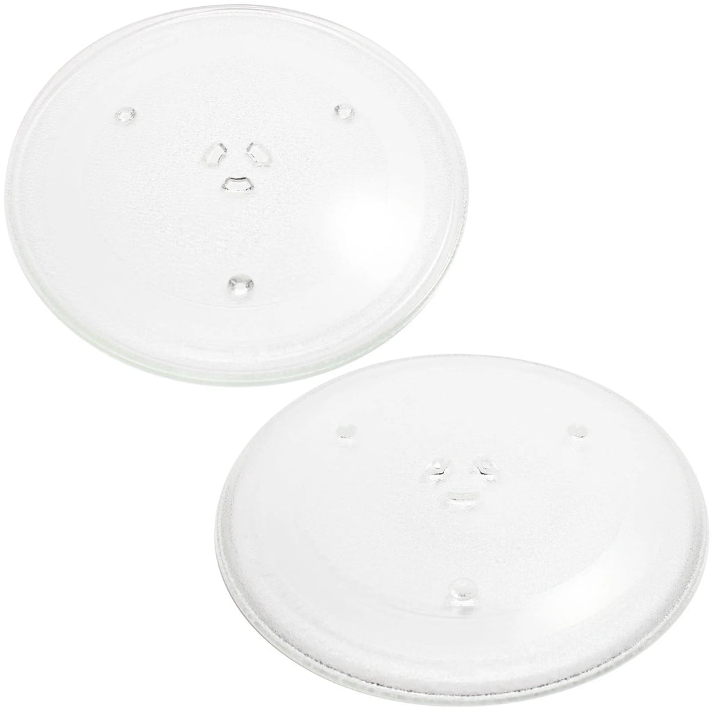 2-Pack Replacement Microwave Glass Turntable Tray C918265
